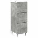 vidaXL Ladekast Wit 33 x 34,5 x 92 cm Bewerkt hout
