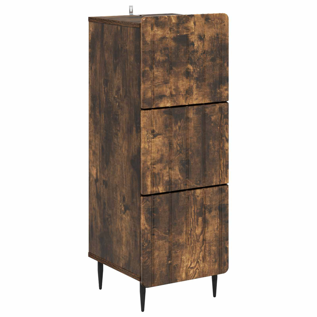 vidaXL Ladekast Wit 33 x 34,5 x 92 cm Bewerkt hout