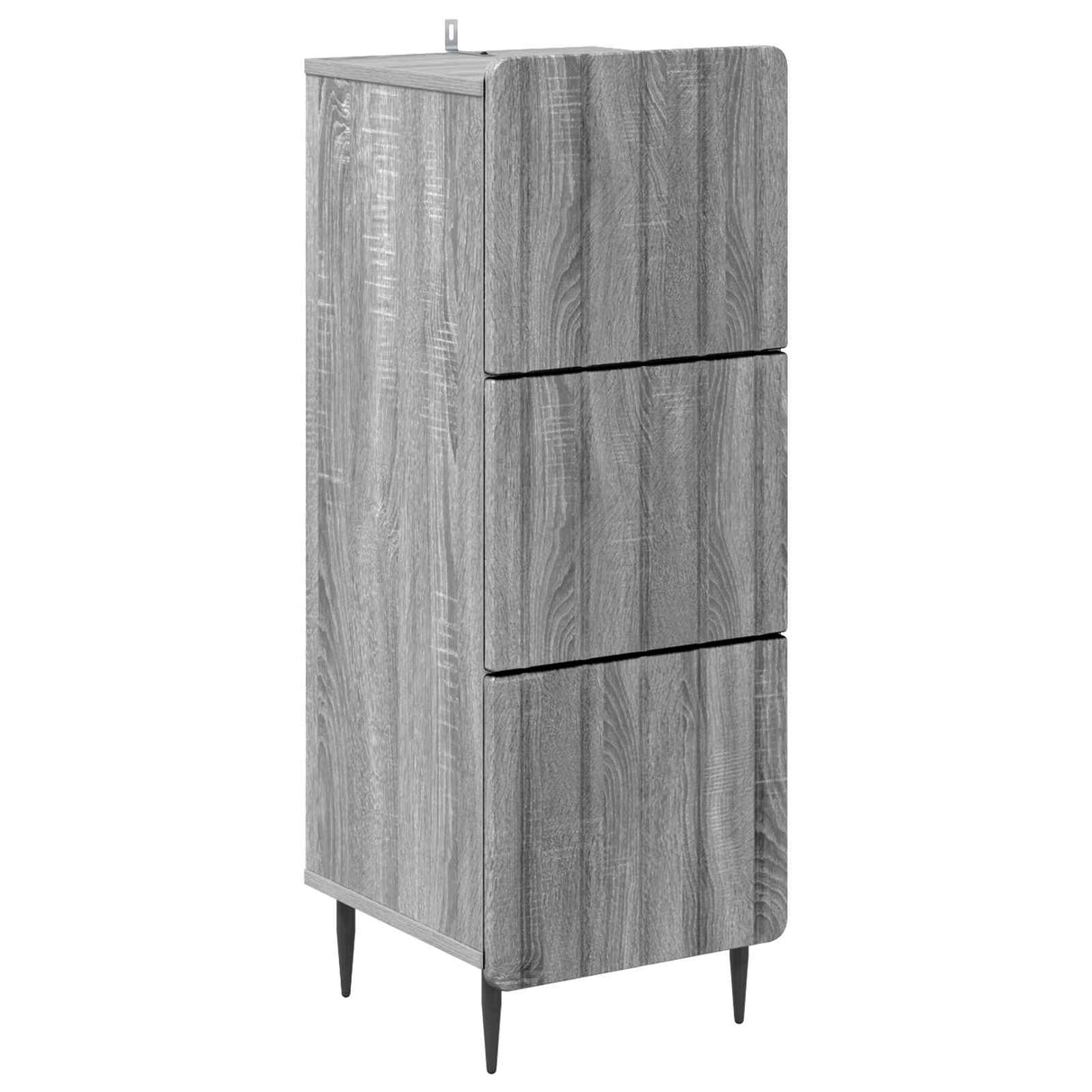 vidaXL Ladekast Wit 33 x 34,5 x 92 cm Bewerkt hout