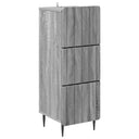 vidaXL Ladekast Wit 33 x 34,5 x 92 cm Bewerkt hout