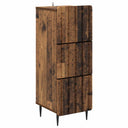 vidaXL Ladekast Wit 33 x 34,5 x 92 cm Bewerkt hout
