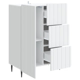 vidaXL Sideboard with drawer White 66 x 34.5 x 91.5 cm Engineered wood