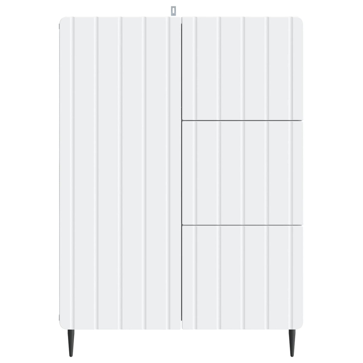 vidaXL Sideboard with drawer White 66 x 34.5 x 91.5 cm Engineered wood