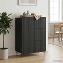 vidaXL Sideboard with drawer White 66 x 34.5 x 91.5 cm Engineered wood