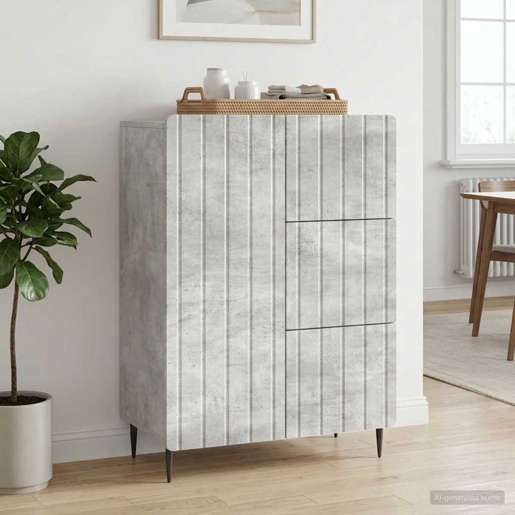 vidaXL Sideboard with drawer White 66 x 34.5 x 91.5 cm Engineered wood