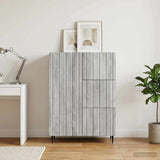 vidaXL Sideboard with drawer White 66 x 34.5 x 91.5 cm Engineered wood