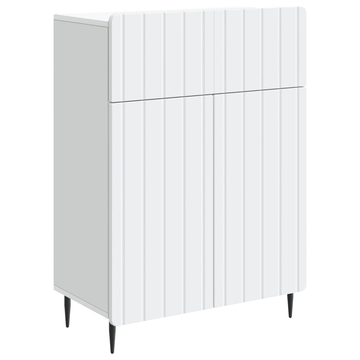 vidaXL Dressoir met lade Wit 66 x 34,5 x 92 cm Bewerkt hout