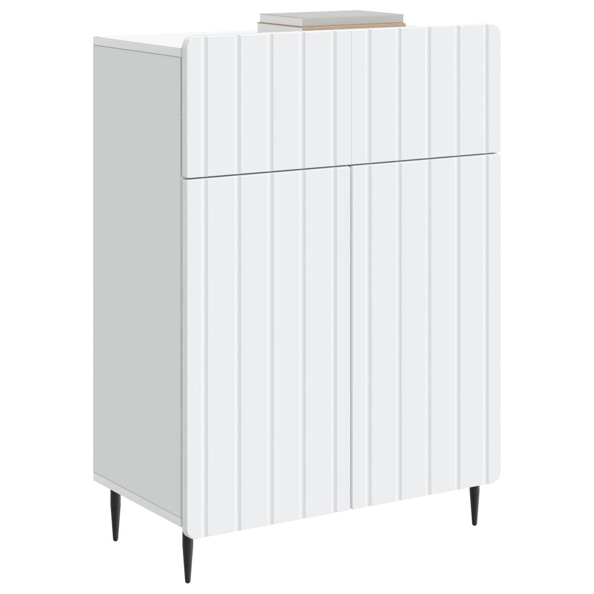 vidaXL Dressoir met lade Wit 66 x 34,5 x 92 cm Bewerkt hout