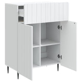 vidaXL Dressoir met lade Wit 66 x 34,5 x 92 cm Bewerkt hout