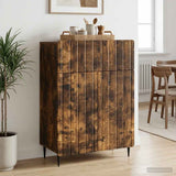 vidaXL Dressoir met lade Wit 66 x 34,5 x 92 cm Bewerkt hout