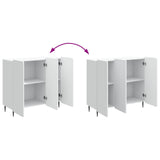 vidaXL Dressoir Wit 89 x 34,5 x 82 cm Bewerkt hout