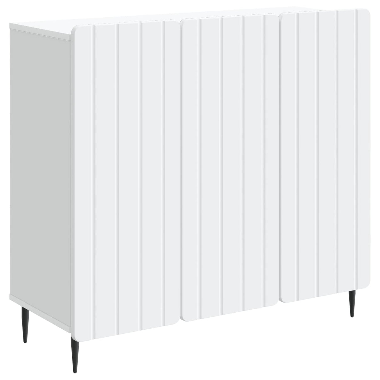 vidaXL Dressoir Wit 89 x 34,5 x 82 cm Bewerkt hout