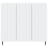 vidaXL Dressoir Wit 89 x 34,5 x 82 cm Bewerkt hout