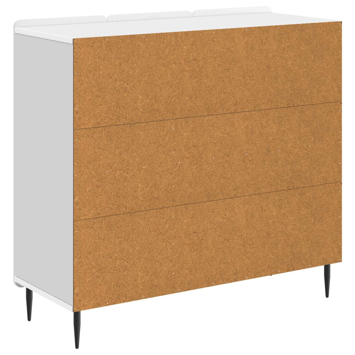 vidaXL Dressoir Wit 89 x 34,5 x 82 cm Bewerkt hout