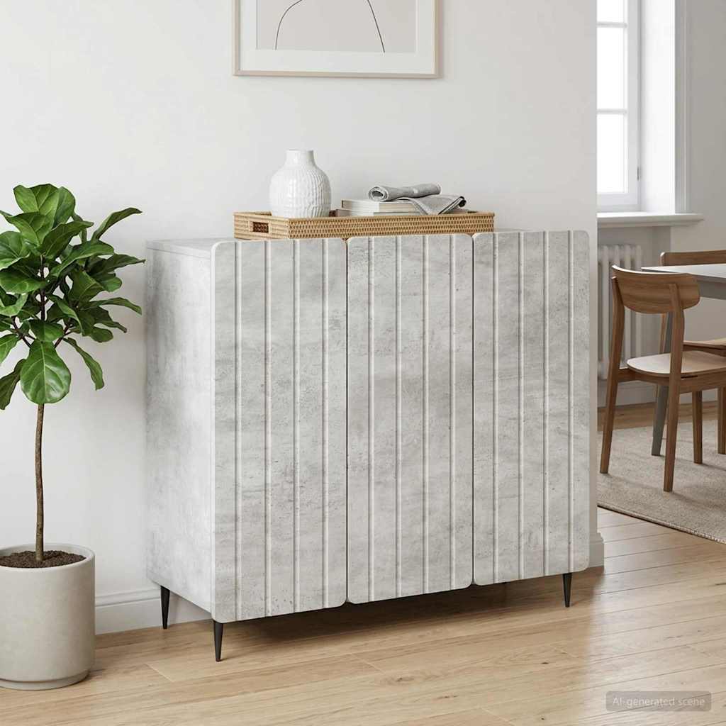 vidaXL Dressoir Wit 89 x 34,5 x 82 cm Bewerkt hout
