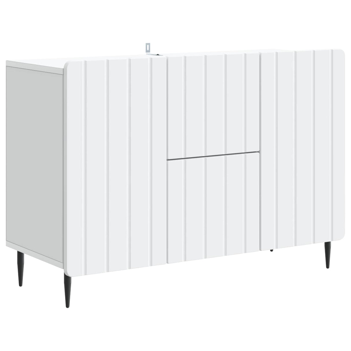 vidaXL Dressoir met lade Wit 89 x 34,5 x 62 cm Bewerkt hout
