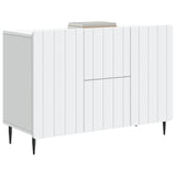 vidaXL Dressoir met lade Wit 89 x 34,5 x 62 cm Bewerkt hout