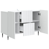 vidaXL Dressoir met lade Wit 89 x 34,5 x 62 cm Bewerkt hout