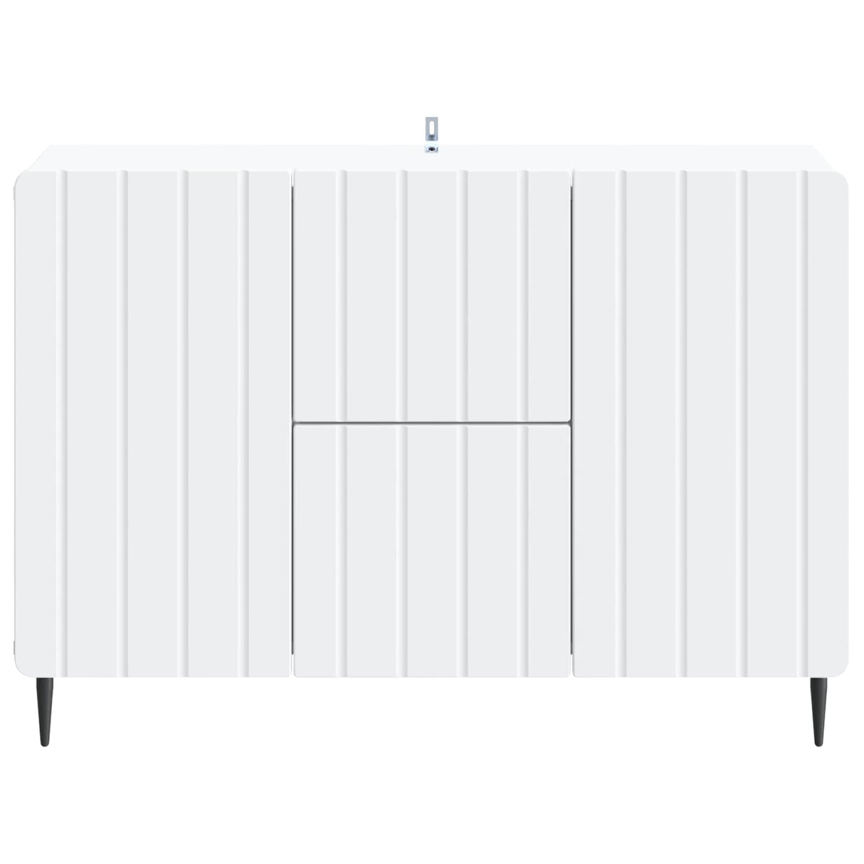 vidaXL Dressoir met lade Wit 89 x 34,5 x 62 cm Bewerkt hout
