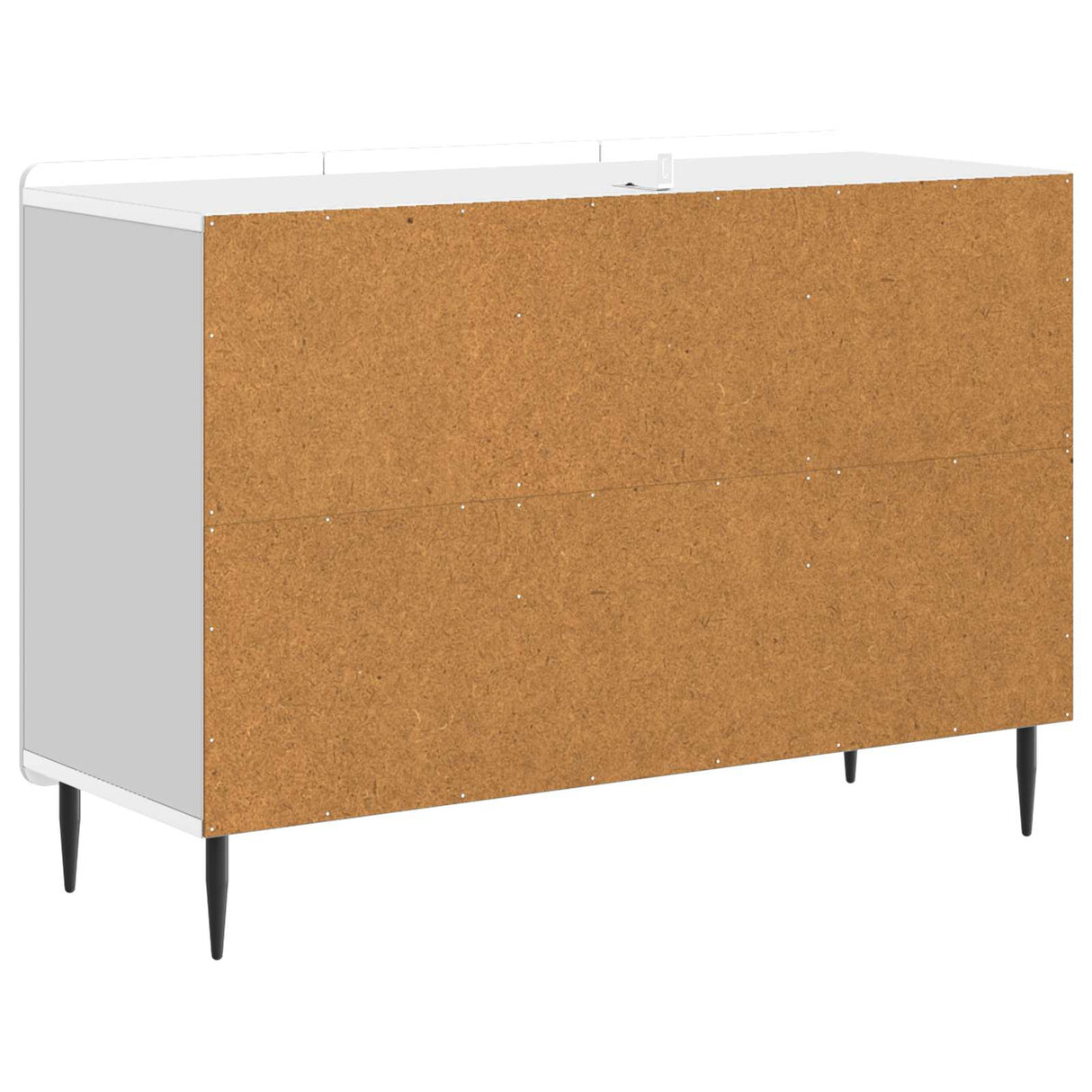 vidaXL Dressoir met lade Wit 89 x 34,5 x 62 cm Bewerkt hout