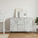 vidaXL Dressoir met lade Wit 89 x 34,5 x 62 cm Bewerkt hout