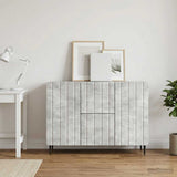vidaXL Dressoir met lade Wit 89 x 34,5 x 62 cm Bewerkt hout