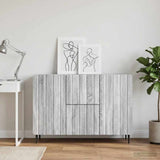 vidaXL Dressoir met lade Wit 89 x 34,5 x 62 cm Bewerkt hout