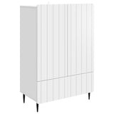 vidaXL Dressoir met lade Wit 66 x 34,5 x 97 cm Bewerkt hout