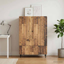 vidaXL Dressoir met lade Wit 66 x 34,5 x 97 cm Bewerkt hout
