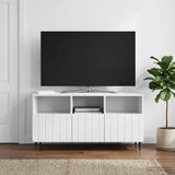 vidaXL TV Cabinet with Drawer White 102 x 34.5 x 50 cm Engineered Wood