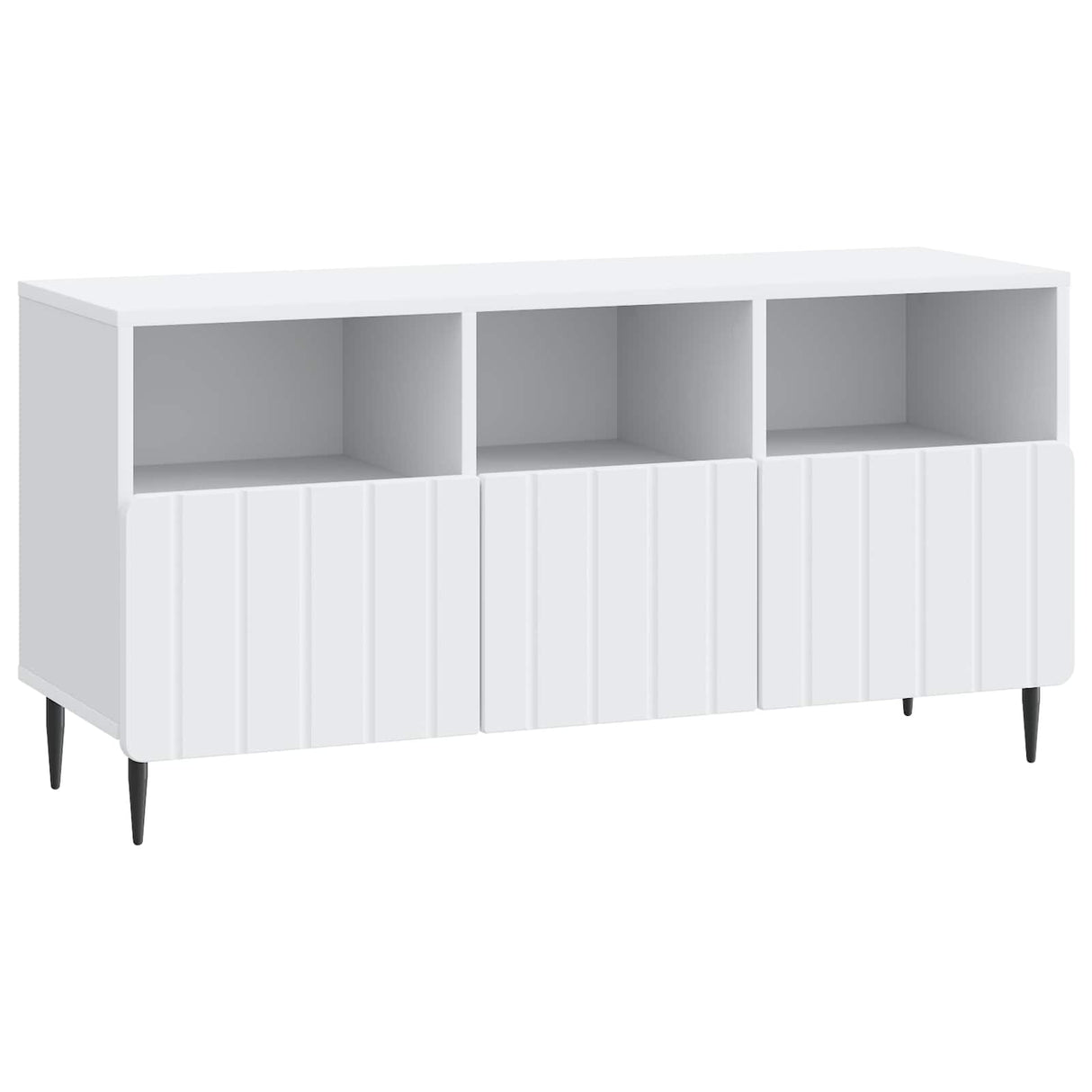 vidaXL TV Cabinet with Drawer White 102 x 34.5 x 50 cm Engineered Wood