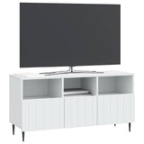 vidaXL TV Cabinet with Drawer White 102 x 34.5 x 50 cm Engineered Wood