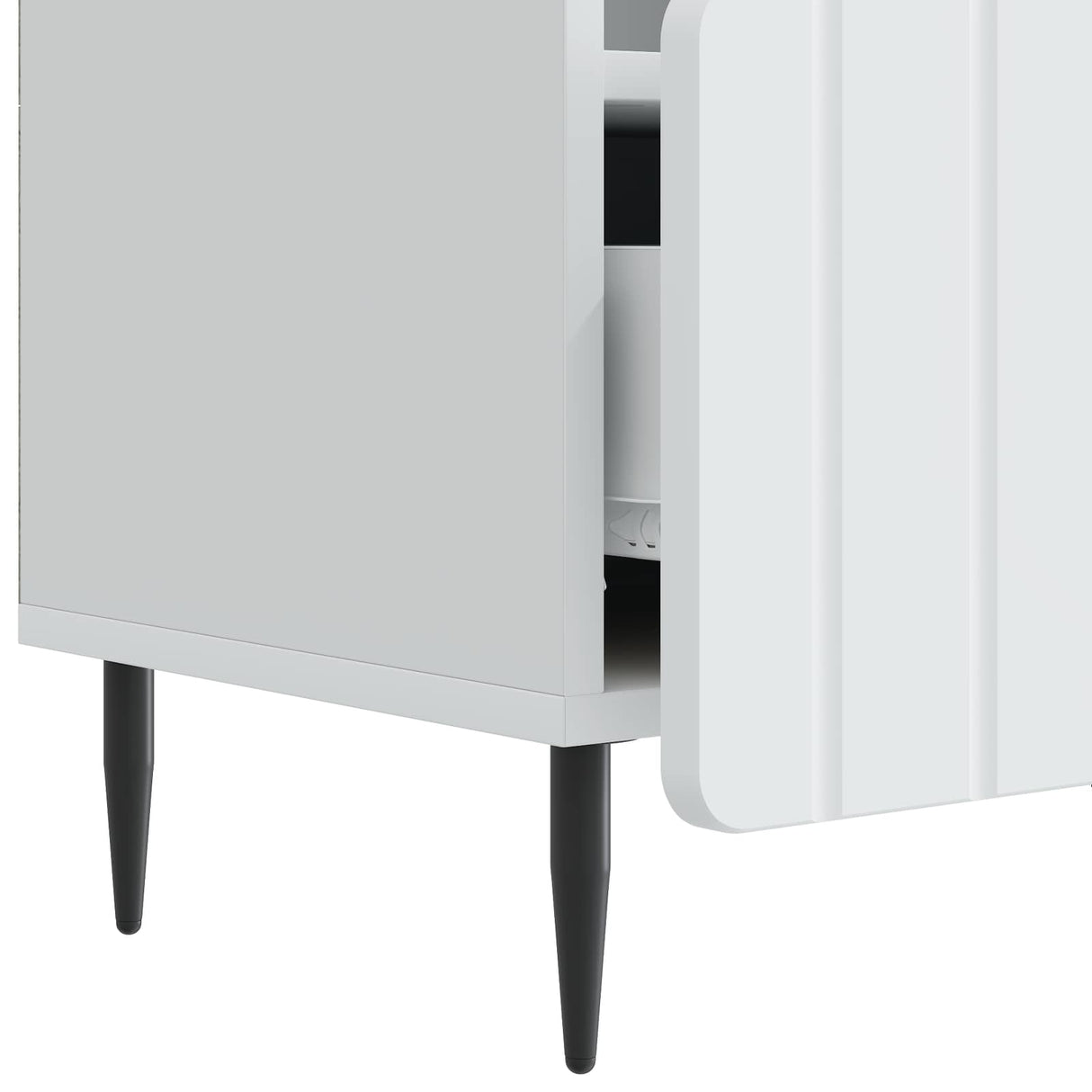 vidaXL TV Cabinet with Drawer White 102 x 34.5 x 50 cm Engineered Wood