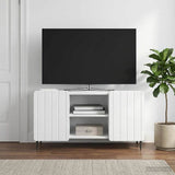 vidaXL TV Kast Wit 102 x 34,5 x 52 cm Bewerkt hout