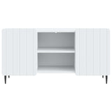 vidaXL TV Kast Wit 102 x 34,5 x 52 cm Bewerkt hout