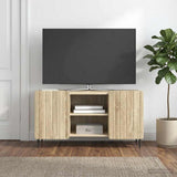 vidaXL TV Kast Wit 102 x 34,5 x 52 cm Bewerkt hout