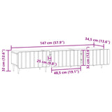 vidaXL TV Kast met lade Wit 147 x 34,5 x 32 cm Bewerkt hout