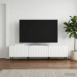 vidaXL TV Kast met lade Wit 147 x 34,5 x 32 cm Bewerkt hout