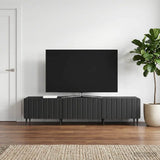 vidaXL TV Kast met lade Wit 147 x 34,5 x 32 cm Bewerkt hout