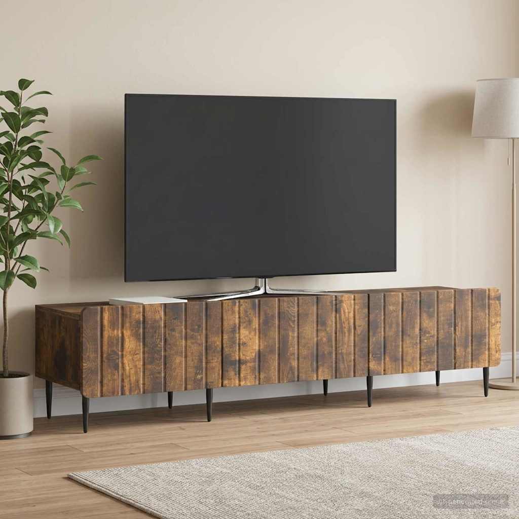 vidaXL TV Kast met lade Wit 147 x 34,5 x 32 cm Bewerkt hout