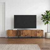 vidaXL TV Kast met lade Wit 147 x 34,5 x 32 cm Bewerkt hout