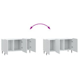 vidaXL TV Kast Wit 99 x 34,5 x 52 cm Bewerkt hout