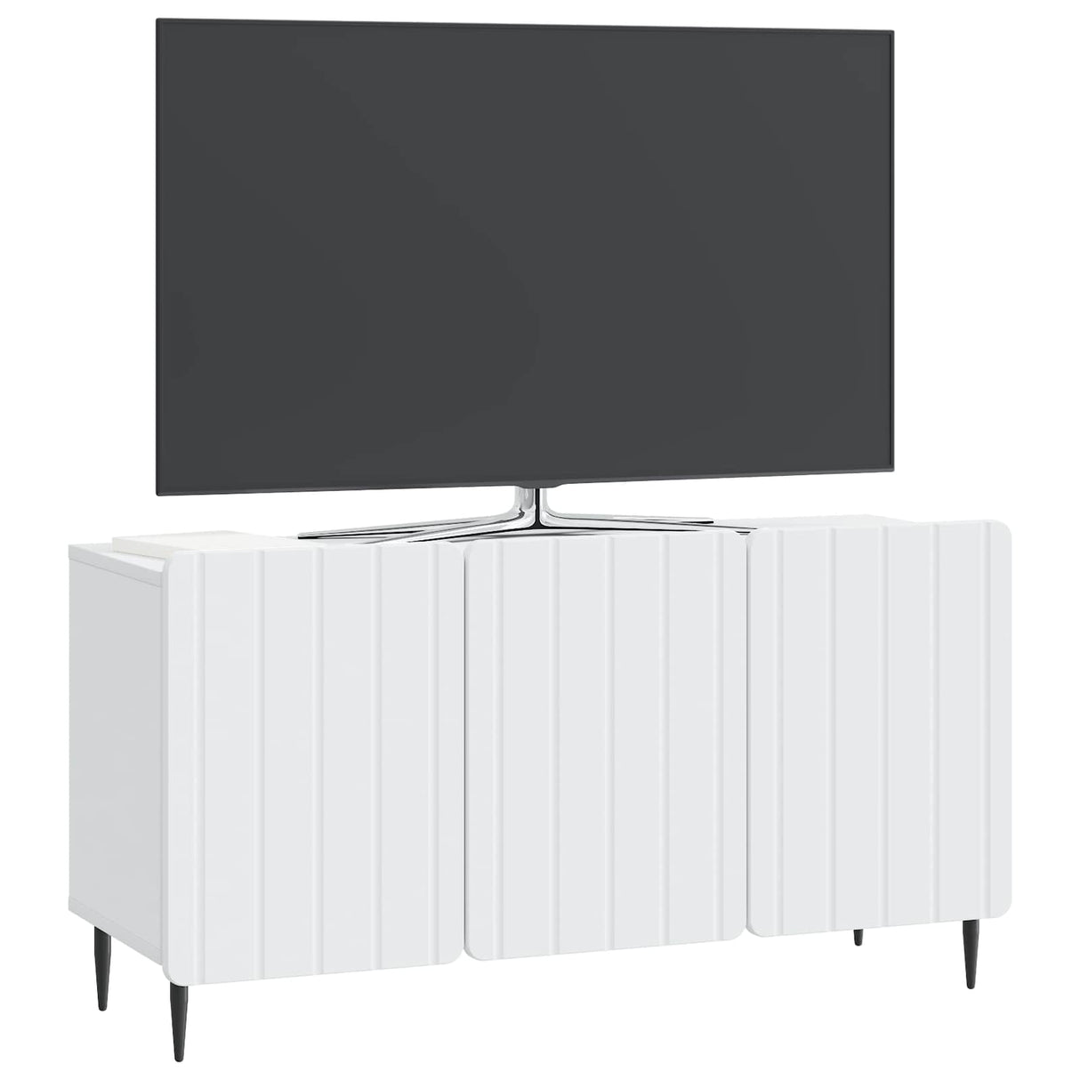 vidaXL TV Kast Wit 99 x 34,5 x 52 cm Bewerkt hout