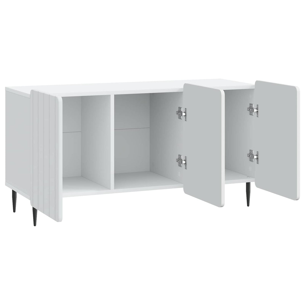 vidaXL TV Kast Wit 99 x 34,5 x 52 cm Bewerkt hout