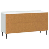 vidaXL TV Kast Wit 99 x 34,5 x 52 cm Bewerkt hout