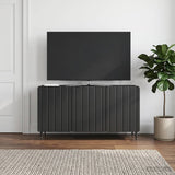 vidaXL TV Kast Wit 99 x 34,5 x 52 cm Bewerkt hout