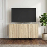 vidaXL TV Kast Wit 99 x 34,5 x 52 cm Bewerkt hout