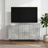 vidaXL TV Kast Wit 99 x 34,5 x 52 cm Bewerkt hout