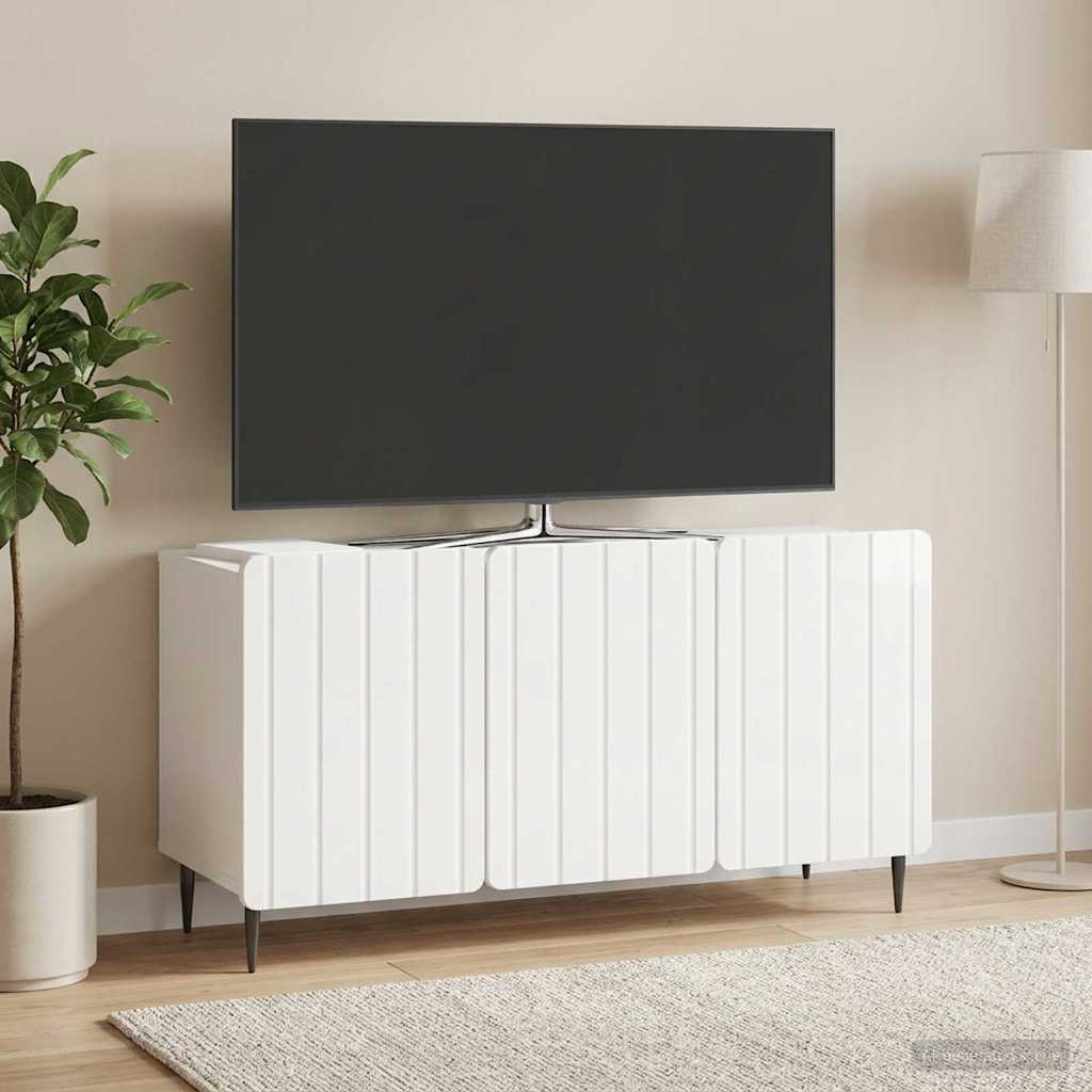 vidaXL TV Kast Wit 99 x 34,5 x 52 cm Bewerkt hout