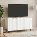 vidaXL TV Kast Wit 99 x 34,5 x 52 cm Bewerkt hout